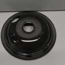 2 Packs Whirpool Drip Pans, Thickening to Prevent Bending and Rust-Includes Black Stove Drip Pans, Chrome 
