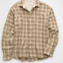 American Eagle Outfitters Beige Button Up Sweater L