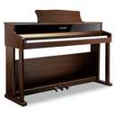 AODSK 88-Key Digital Piano, Heavy Hammered Keyboard, Upright Design, Brown Woodgrain Case, Comes with Headphones & Online Lessons