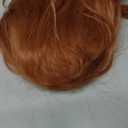 Rugelyss Ginger Short Wavy Wigs with Bangs Curly Auburn Hair Wig Synthetic Wigs for Women for Cosplay or Halloween