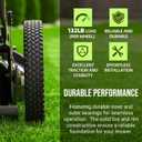 AR-PRO (2-Pack) Replacement 8" Push Lawn Mower Wheels - Universal 8" Lawn Mower Wheels with 1-1/4" Width Hub and 1/2" Bearings - Fit for Standard Lawn Mowers, Pressure Washers, Generators and More