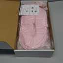 Travel Pillow and Blanket Set Neck Pillows Travel Essentials with Sleep Mask for Airplane Car Memory Foam Pink