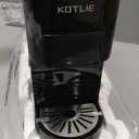KOTLIE 4in1 Espresso Machine, Customize Volume Settings, Single Serve Coffee Maker for Nespresso original/ K cups/ L'OR/ Ground Coffee/ illy Coffee ESE, 19Bar Espresso Maker, 1450W Coffee Machine