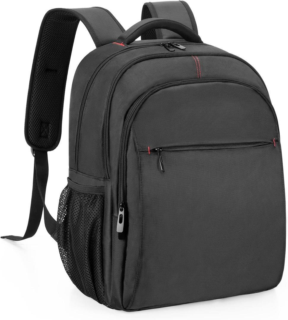 CURMIO CPAP Backpack Compatible with ResMed Air Sense 11, Air Sense 10, Air Sense 9, CPAP Travel Bag with Luggage Strap Compatible with Philips CPAP Machine and Accessories, Black