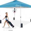 Acepic 10x10 Pop Up Canopy Tent Serene Blue, 10 * 10