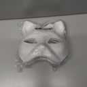 2 x Cabilock 6Pcs Blank Cat Masks 7.08X6.69 Inches Paper Animal Masks for Painting Diy Crafts Halloween Party Cosplay Half Face Mask with Straps