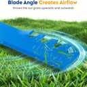 Aeagle Toothed Mower Blade for Husqvarna Scag Ferris 61" Deck 483318 48111 482879 1520842 539101733 112111-03 823006 79-117 794859 7075770 1520842 Bobcat Bunton, High Lift, 3 Pack (Blue)