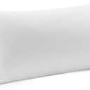 MIULEE 14x36 Inch Premium Lumbar Throw Pillow for Bed Sofa Couch Virgin Microfiber with 100% Cotton Cover Decorative Throw Pillow Insert Stuffer Form