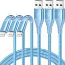 [Apple MFi Certified] iPhone Charger, 3 Pack 10FT USB Lightning Cable Fast Charging Nylon Braided iPhone Charger Cord Compatible with iPhone 14/13/12/11 Pro Max/XS MAX/XR/XS/X/8/7/Plus/6S/6/SE/iPad