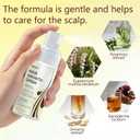 Hair Growth Spray - Scalp & Hair Care with Rosemary and Biotin, Nourishing & Strengthening Formula, Non-Greasy Frizz Control, Lightweight 60ml Bottle (1)