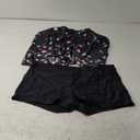 Womens 2025 Tankini Swimsuits Tummy Control Flowy Swimwear Two Piece Bathing Suits Swim Tank Top with Boyshorts 3XL