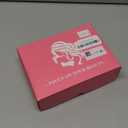 WECAN Black Red Gray Wig 28 Inches Long Black Red Wavy Wigs For Women Synthetic Hair Replacement Wigs Halloween Cosplay Daily Party Heat-Resistant Fiber Wig