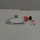 200CC Automotive Fluid Extractor Syringe Pump with Long Hose and Extension Tubes, Oil Extractor Fluid Pump Oil Evacuator and Dispenser Pump for Engine Oil, ATF, Coolant, Brake & Power Steering Fluids