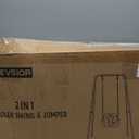 2 in 1 Toddler Swing & Baby Jumper, Foldable Baby Swing Outdoor & Indoor Use, Easily Installable and Storable (Pink)