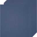 MECCANIXITY 50 Pcs Shimmer Cardstock Paper, 8 x 11 Inch Gem Blue Shimmer Paper Sheets, Metallic Cardstock Paper for Art Supplies, Paper Crafting, DIY Crafts