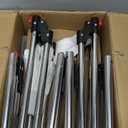 30 x 21 x 21 Inch Collapsible Soft Dog Crate for Dogs Up to 50 lbs, Portable Travel Pet Kennel with 4 Zip Doors, Foldable Indoor Outdoor Crate with Mat, Carry Bag, Grey