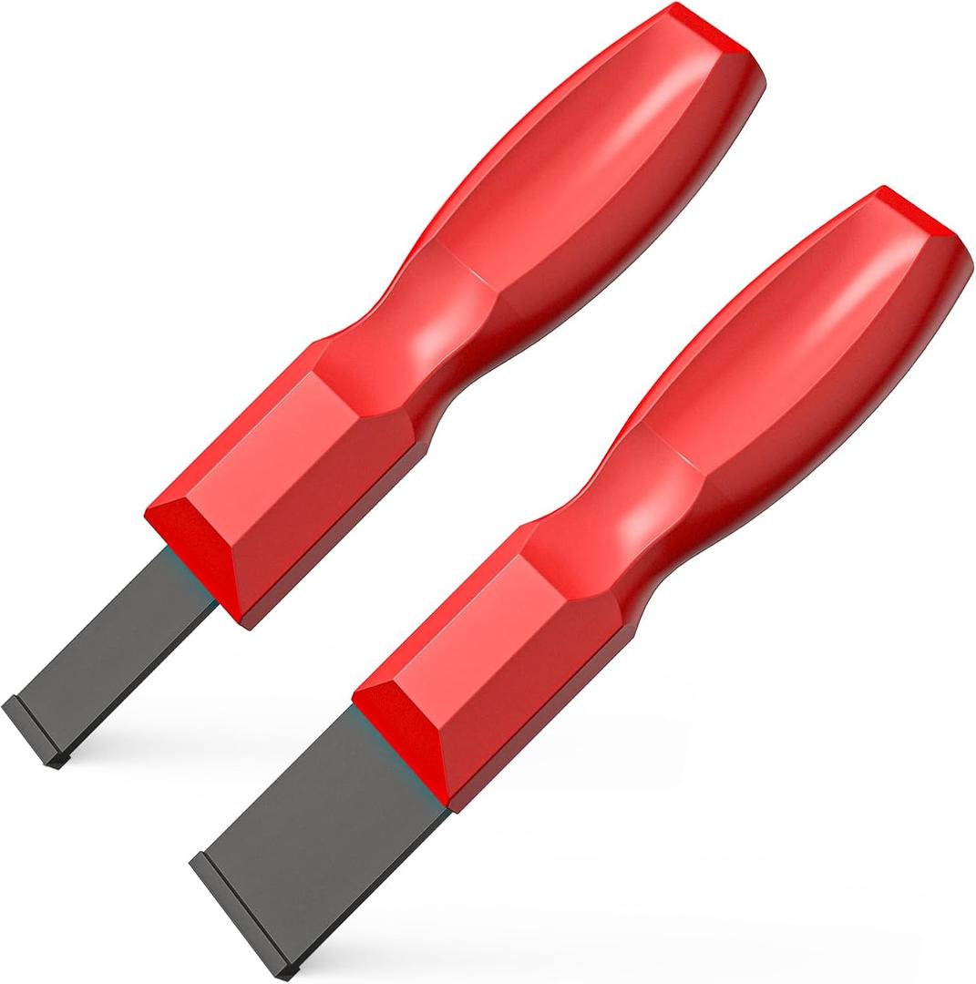 Carbide Scraper 2PCS(1-1/4 Inch and 5/8 Inch), Super Gasket Scraper Tool with Tungsten Tip, Carbide Scraper Set for Metal and Automotive