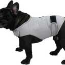 Comfort Dog Anxiety Relief Coat, Dog Anxiety Calming Vest Wrap for Thunderstorm,Travel,4th of July Fireworks,Vet Visits,Separation Anxiety Relief for Dogs (Medium (Pack of 1), Light Gray)