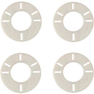 Replacement Oil Burner Flange Gasket 40287 3 and 4 Bolts Fits Beckett Wayne Carlin EZ1, 2 or 3 1/8" Ducane4pack