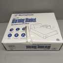 Westinghouse Electric Blanket Twin, Heated Blanket Twin Size with 10 Heating Levels and 1 to 12 Hours Heating Time Settings, Flannel to Sherpa Reversible, Machine Washable (62" x 84", Beige)