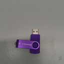 SIMMAX 32GB Memory Stick USB 2.0 Flash Drives Swivel Thumb Drive Pen Drive (32GB Purple)