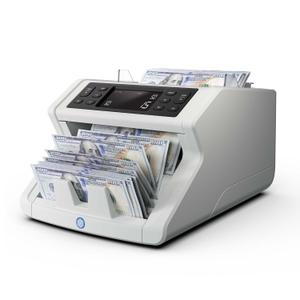 Safescan 2250 Money Counter Machine with Counterfeit Detection, Multi-Currency, Add/Batch Modes, LCD-Display, High-Speed Counts and Sorts 1,000 bills per minute, 3 Point Counterfeit Check