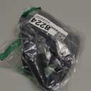 Ouzorp Car Steering Wheel Cover, Microfiber Leather Steering Wheel Covers with Anti-Slip Lining, Universal 14.5-15 inchs Black