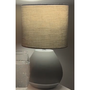 Style Craft, GLACIER GRAY CERAMIC TABLE LAMP