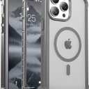 Magnetic for iPhone 13 Pro Max Case, [Compatible with MagSafe][Military Grade Drop Protection][Heavy Duty Protection][Non-Slip][Shockproof] 2-Layer Durable Bumper Phone Case 6.7''-Gray