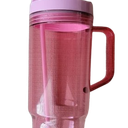 Fuelmate 40oz tumbler with rotating cover - Transparent Pink
