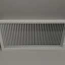 14" X 30" Aluminum Return Filter Grille - Easy Airflow - Linear Bar Grilles [Outer Dimensions: 16.5w X 32.5h]