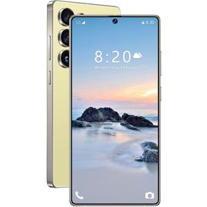 I25 Ultra Unlocked Cell Phone, 7000mAh Long Battery Life Smartphone,Built in Pen,6.8" HD Screen 12+512GB Unlocked Phones,5G/Dual SIM/Fingerprint Unlock/Face ID (Gold)