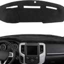 Dashboard Cover Mat Fit for Dodge Ram 1500/2500/3500 2010-2018 Flannel Non-Slip Dash Cover, Anti-Glare Sunshade UV Resistant Dashboard Protector Mat Pad