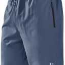 NORTHYARD Men's Athletic Running Shorts Quick Dry Workout Shorts Lightweight Sports Gym Basketball Shorts Hiking Exercise FEDERALBLUE-7 inches M