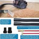 Better Extractor Hose Kit, Compatible with Shop Vac Extractor Kit, Comes with 25 FT Waterline,Combined Spray and Suction Dusting Head, Suitable for Household, Automotive, and Industrial Cleaning