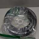 Lamp Shades for Floor Lamps Pendant Light Replacement, 3-Tier Drum Lamp Shade with Rattan Woven for Living Room Dining Hall Bedroom (Black)