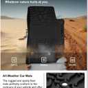 KIWI MASTER Floor Mats for 2014-2018 Jeep Wrangler JK 4-Door, OEM Replacement 82213860, Custom Fit All Weather Car Mats, Heavy Duty TPE Floor Liners, Front & Rear 2 Row, Black