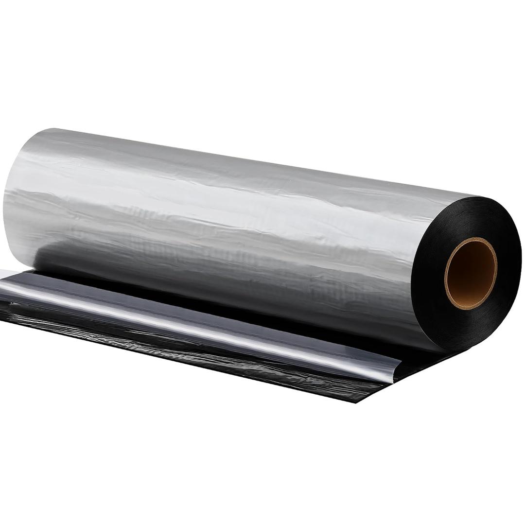 1 Pack 20" X 32' Roof Repair Tape Heavy Duty Waterproof Self Adhesive Asphalt Tape with Fluorocarbon Film SBS Modified Bitumen UV Resistant for RV Metal Roof Home Trailer (Aluminum Foil Film)