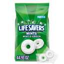 LIFE SAVERS Wint-O-Green Summer Candy Individually Wrapped Hard Mints, Party Size, 2.8 LB Bulk Bag (EXP 04/01/26)