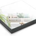 Suwimut Set of 10 Square Mirror Candle Plates, 12x12 Inch Frameless Glass Mirror Trays Wall Mounted Glass Mirrors Tiles for Table Centerpieces, Wedding Party Decorations, Wall Decor, Crafts, 1.7mm