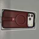 for iPhone 17 Pro Max Case Leather | iPhone 17 Pro Max Leather Case with Stand | Compatible with MagSafe with Magnetic Ring Grip Holder (IP17 Pro Max-6.9inch)