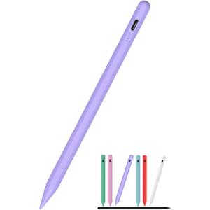 Stylus Pen Compatible with All AMZ Fire Tablet Versions (Fire Max 11/HD 10/HD 10 Plus/HD 8/HD 8 Plus/Fire 7/iPad/iPhone/Samsung/Lenovo/Pixel All Touch Devices) | No App Needed for Instant Use (Purple)