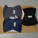 Wegreeco Washable Male Dog Belly Band - Pack of 3 - Washable Male Dog Belly Wrap, Small Doggie Dog Diapers Male for Doggy Puppy (Black, Charcoal, Navy, Small)