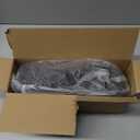 1 PC Backseat Organizer with Dual Cup Holder, Multi-function Tissue Hanging Box and 2 Hooks, Extra Rear Seat Road Trip Storage Accessories, Universal for Most Cars, Trucks, SUVs (Black)