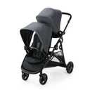 Graco Ready2Grow 2.0 Double Stroller, Twin Baby Stroller Features Bench Seat and Standing Platform Options, Compact Fold Perfect for Baby Travel, Rafa