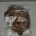 Rugelyss Vintage Short Ginger Mixed Blonde Beehive Wig with Bangs Curly Wavy Heat Resistant Synthetic Hair Wigs for Women fits 70s 80s Costume or Halloween and Party