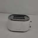 MELLERHOME Retro Toaster 2 Slice, 7 Browning Levels, 3 Functions (Reheat, Defrost, Cancel), Removable Crumb Tray, Under Base Cord Storage, White Toaster Kitchen Appliances