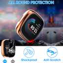 10 Pack Screen Protector Case for Fitbit Sense 2/Versa 4, Shockproof Soft TPU Cover, All-Around Scratch Resistant Protective Case Compatible with Versa 4/Sense 2 Smartwatch