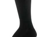 MediPEDS Men's 8 Pack Diabetic Crew Socks with Non-Binding Top (L)