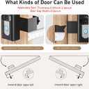 Anti-Theft Video Doorbell Mount,AHBTEYM Mount No Drill Bracket Holder Accessories for Apartment Home Rentals Compatible with Video Doorbell 4/3/3 Plus/2/1/2021/2023 Release(Black)